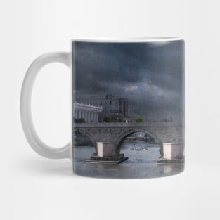 Virtual phenomenon: Stone bridge in Skopje Mug